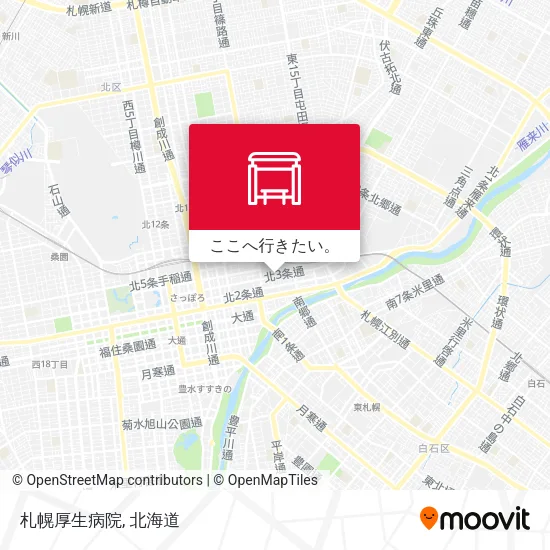 札幌厚生病院地図