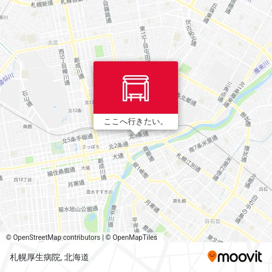 札幌厚生病院地図