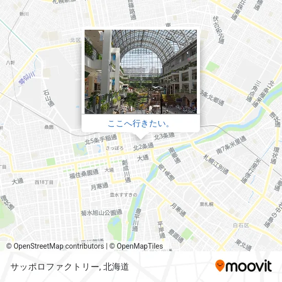 サッポロファクトリー地図