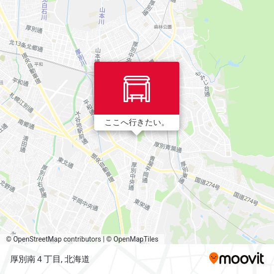 厚別南４丁目地図