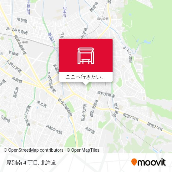 厚別南４丁目地図