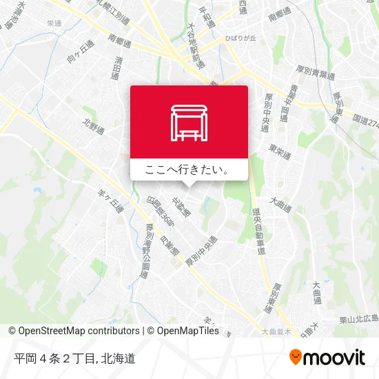 平岡４条２丁目地図