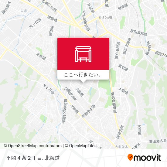 平岡４条２丁目地図