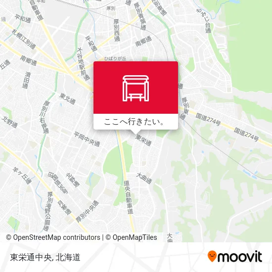 東栄通中央地図