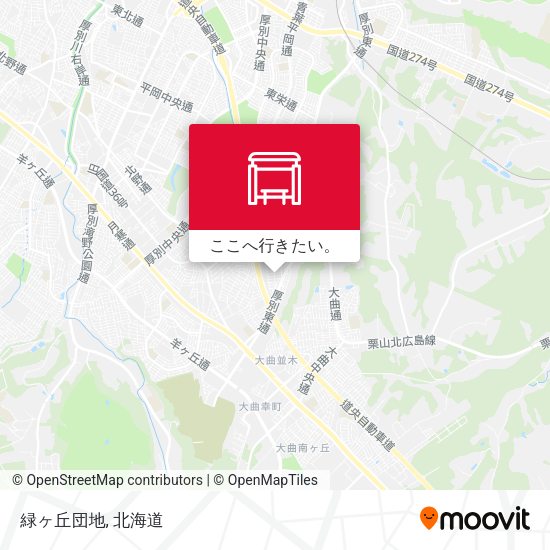 緑ヶ丘団地地図