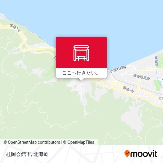 桂岡会館下地図
