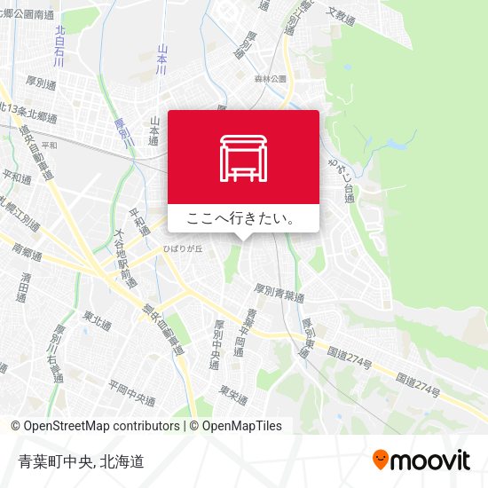 青葉町中央地図