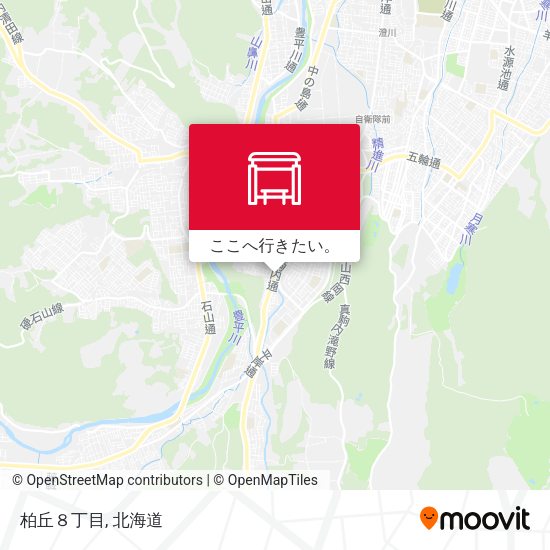 柏丘８丁目地図