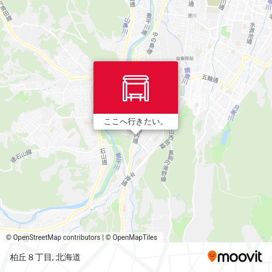 柏丘８丁目地図
