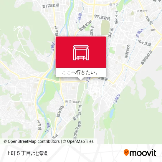 上町５丁目地図