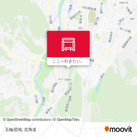 五輪団地地図