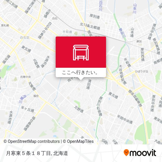 月寒東５条１８丁目地図