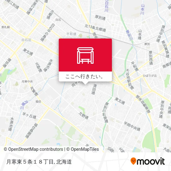 月寒東５条１８丁目地図