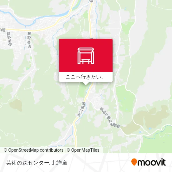 芸術の森センター地図