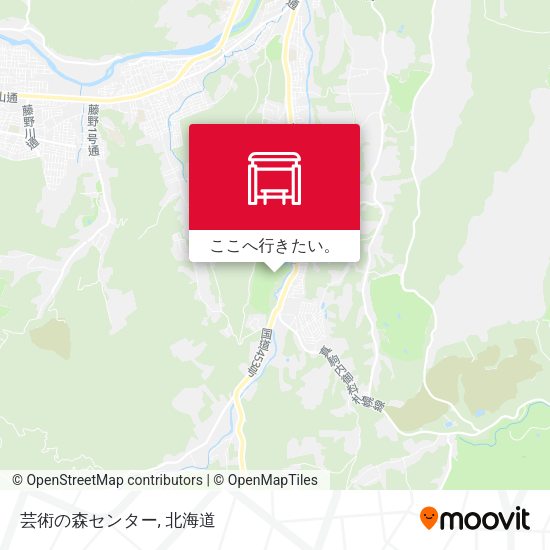 芸術の森センター地図