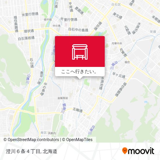 澄川６条４丁目地図