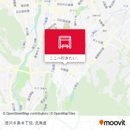 澄川６条８丁目地図