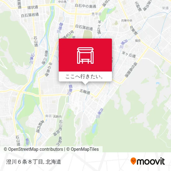 澄川６条８丁目地図