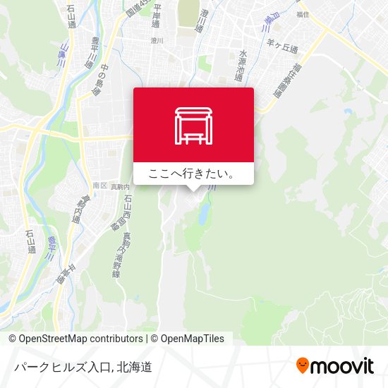 パークヒルズ入口地図