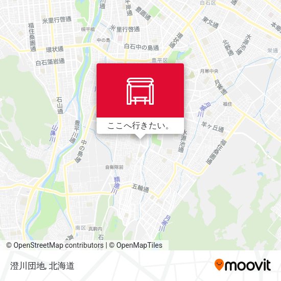 澄川団地地図