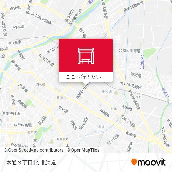 本通３丁目北地図