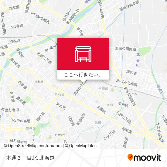 本通３丁目北地図