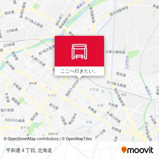 平和通４丁目地図