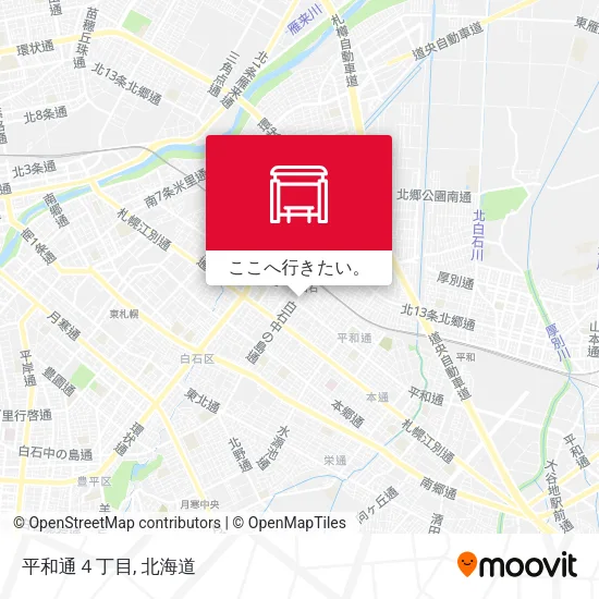 平和通４丁目地図