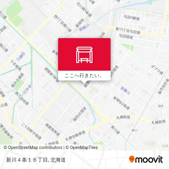 新川４条１６丁目地図