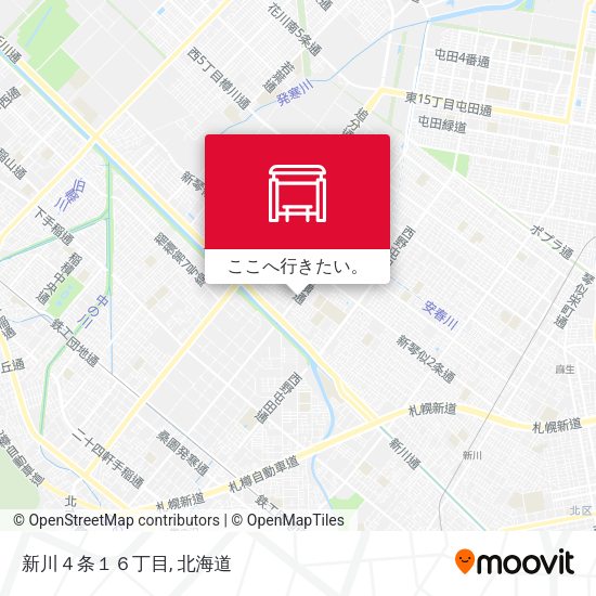 新川４条１６丁目地図