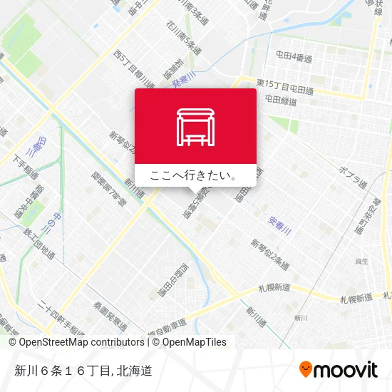 新川６条１６丁目地図