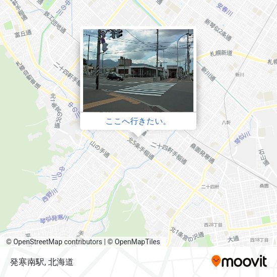 発寒南駅地図