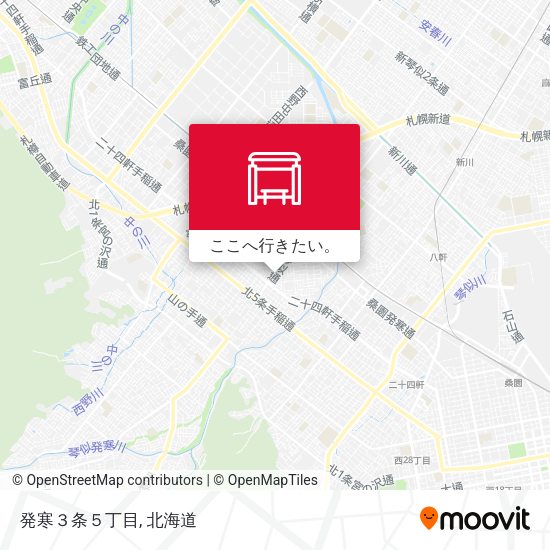 発寒３条５丁目地図