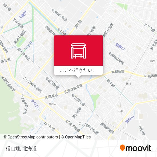 稲山通地図