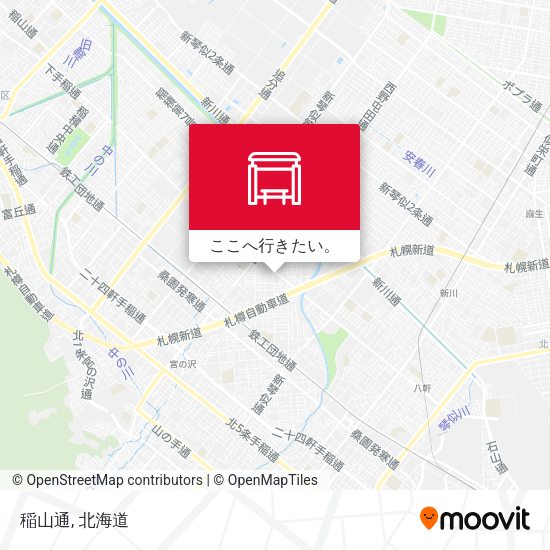 稲山通地図