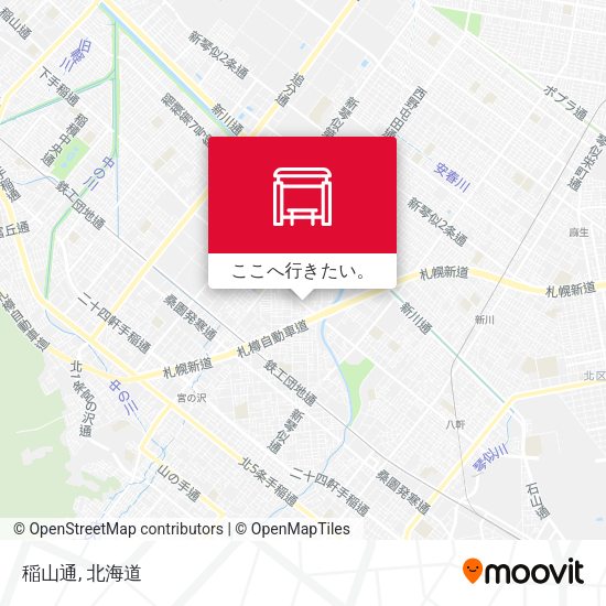 稲山通地図