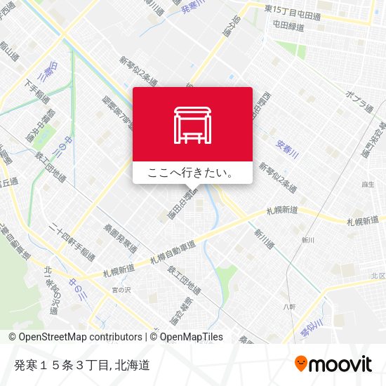 発寒１５条３丁目地図