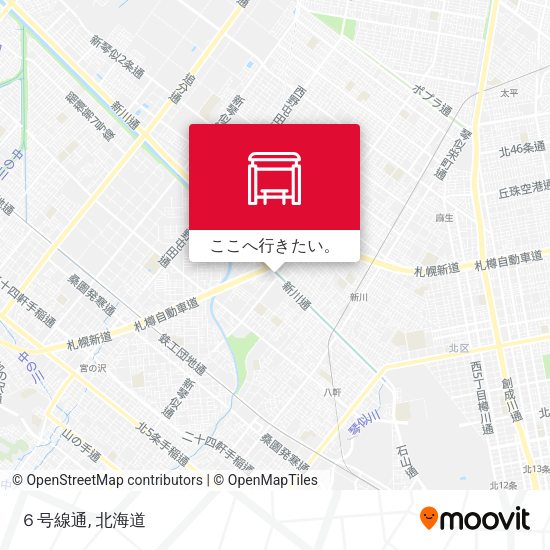 ６号線通地図