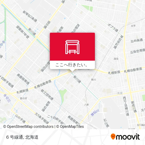６号線通地図