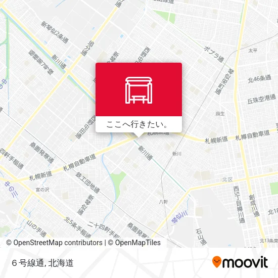 ６号線通地図