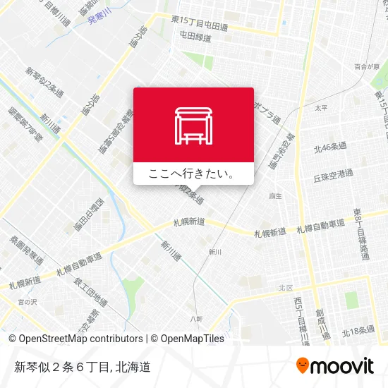 新琴似２条６丁目地図