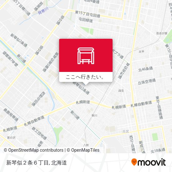 新琴似２条６丁目地図