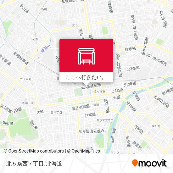 北５条西７丁目地図
