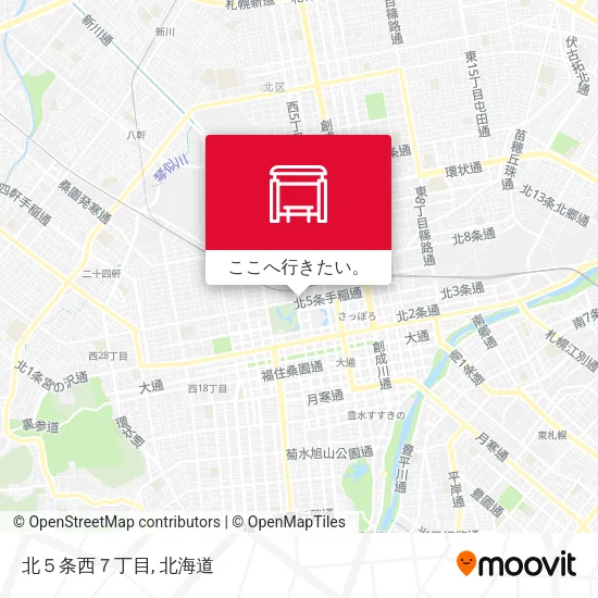 北５条西７丁目地図