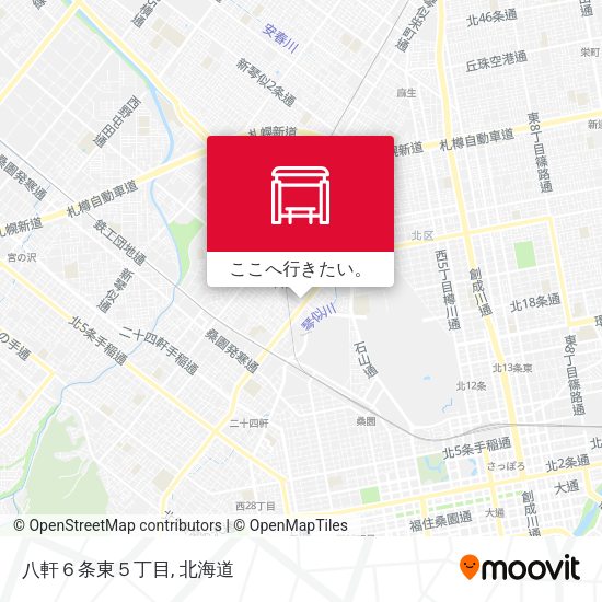 八軒６条東５丁目地図