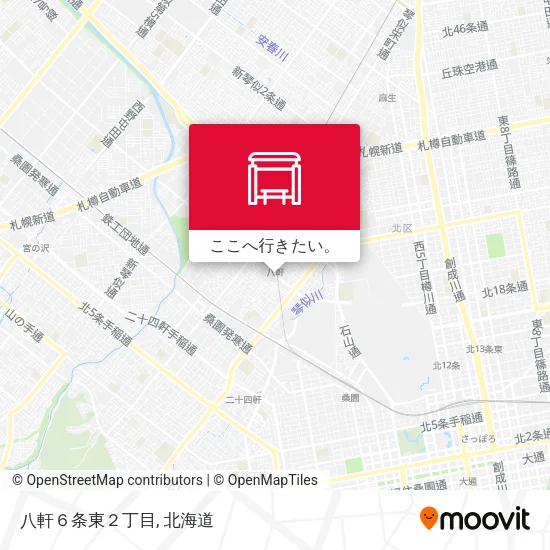 八軒６条東２丁目地図