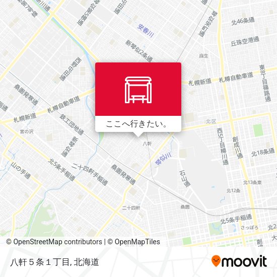 八軒５条１丁目地図