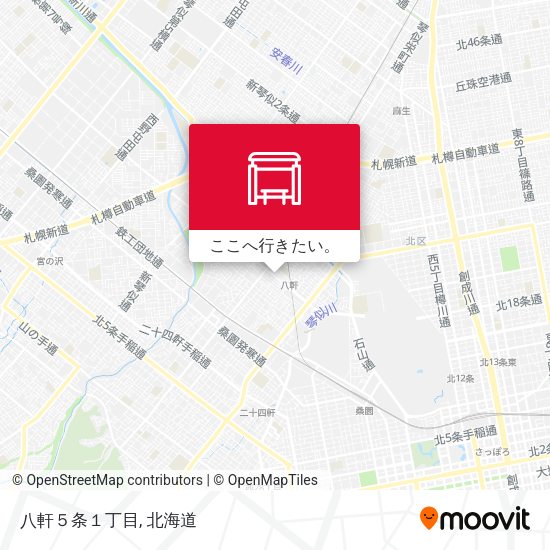 八軒５条１丁目地図