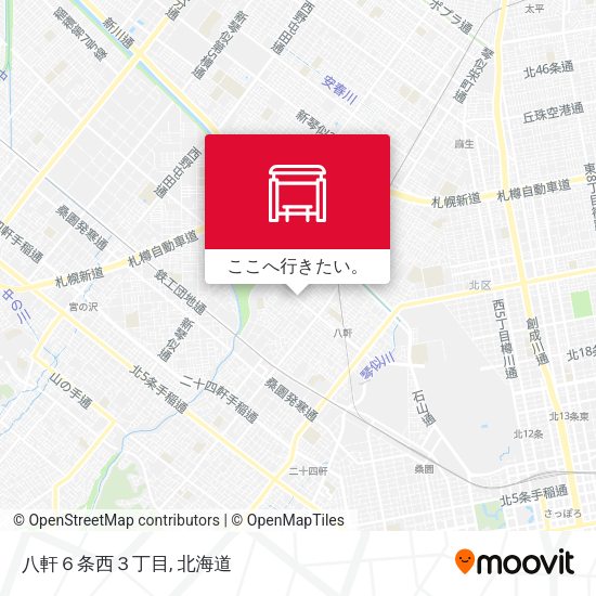 八軒６条西３丁目地図