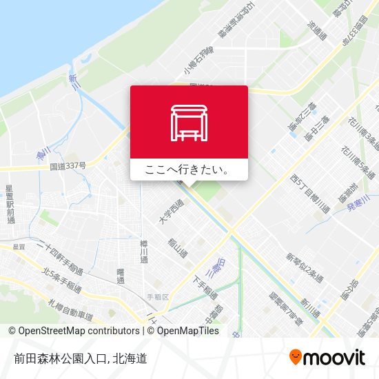 前田森林公園入口地図